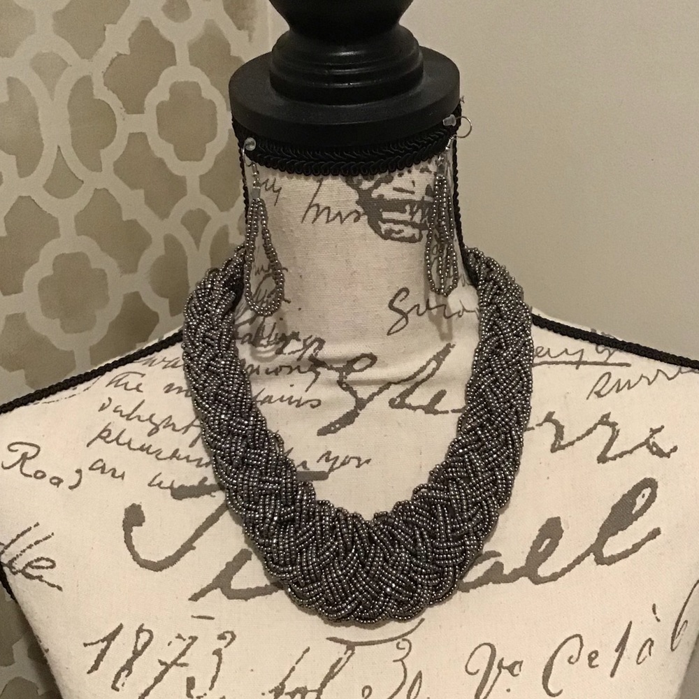Braided Seed Bead Necklace